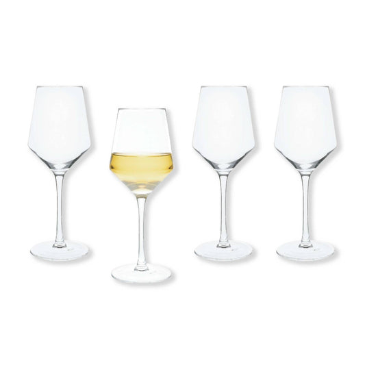 Creative Gifts International - White Wine Glasses - Set of 4