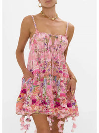 Camilla - Gathered Bust Tiered Mini Dress