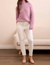 Tribal - Micro Cord Audrey Pull-on Slim Ankle Pants