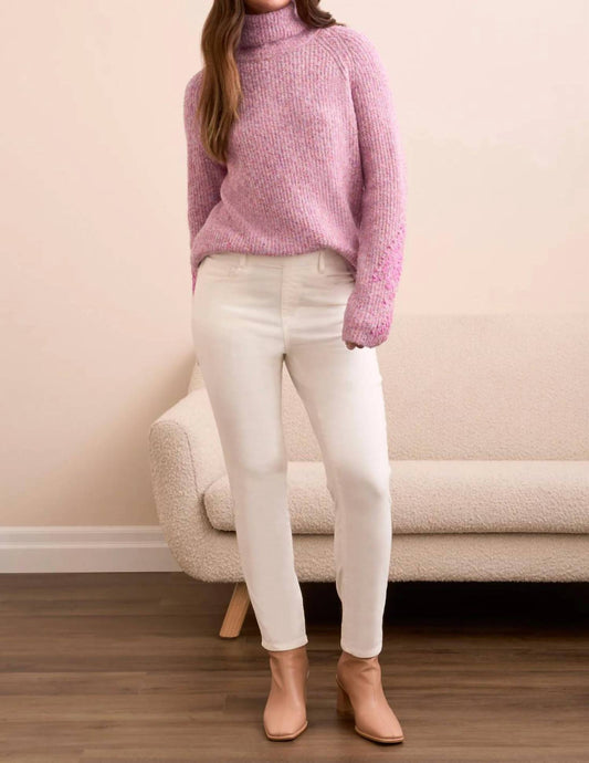 Tribal - Micro Cord Audrey Pull-on Slim Ankle Pants