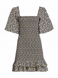 byTiMo Women's Festive Cotton Smocking Dress in flower field - women's dress