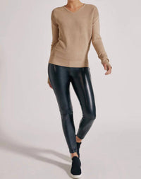 Blanc Noir - PORTOLA V NECK SWEATER