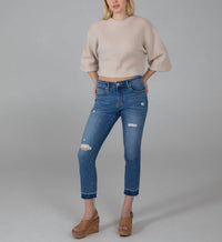 Carter Girlfriend Distressed Capri