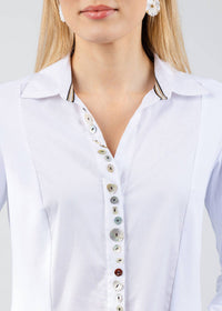 Tinta Style - Alessandra Multi Button Blouse