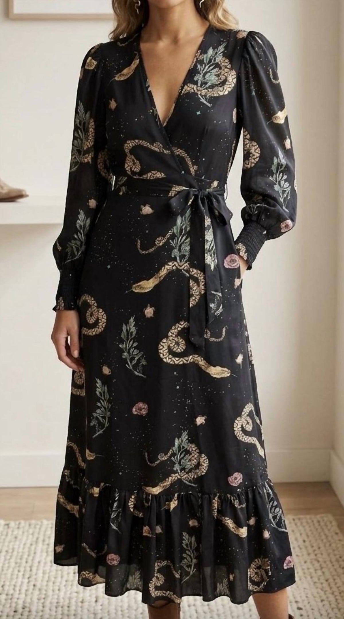 Jessie Western - Pre-loved Silk Wrap Dress