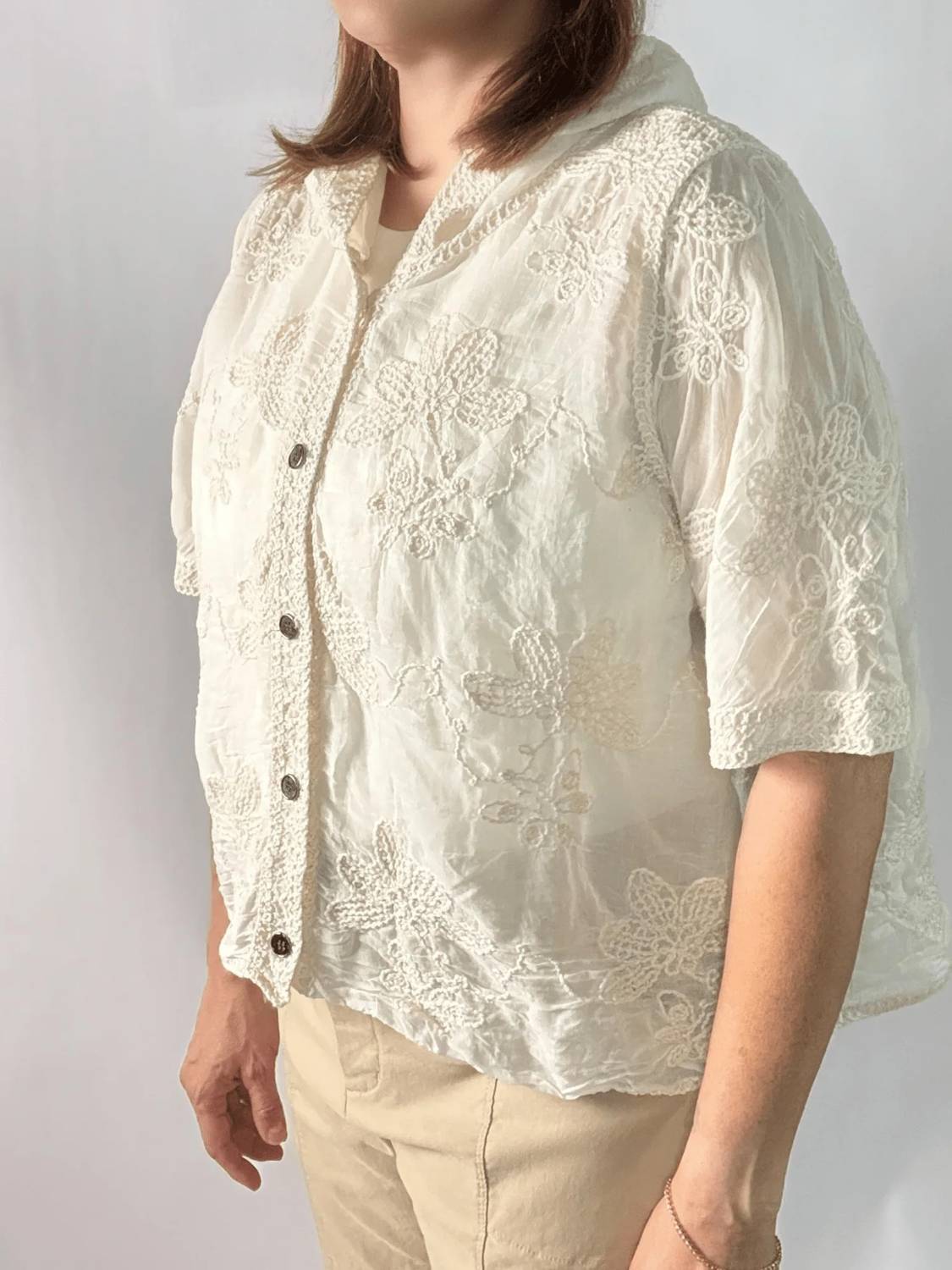 Pol - Wildflower Hooded Blouse