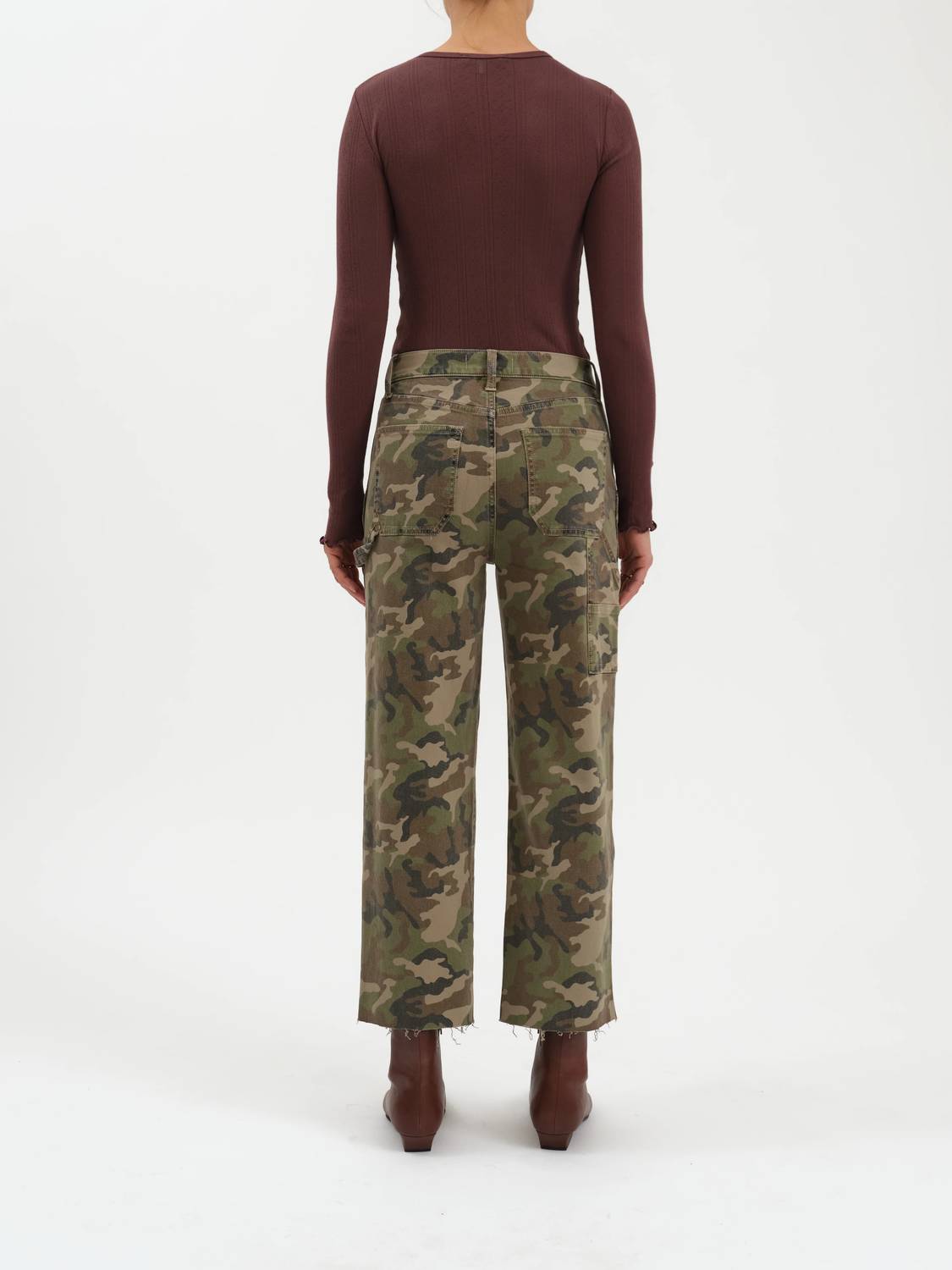 Daze - Sundaze Carpenter High Rise Straight Crop Jean