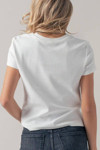 Urban Daizy Love Me Tee in white - women's t-shirt - view 4