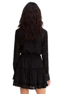 ALLISON NEW YORK Delilah Mini Skirt in black - women's skirt - view 4