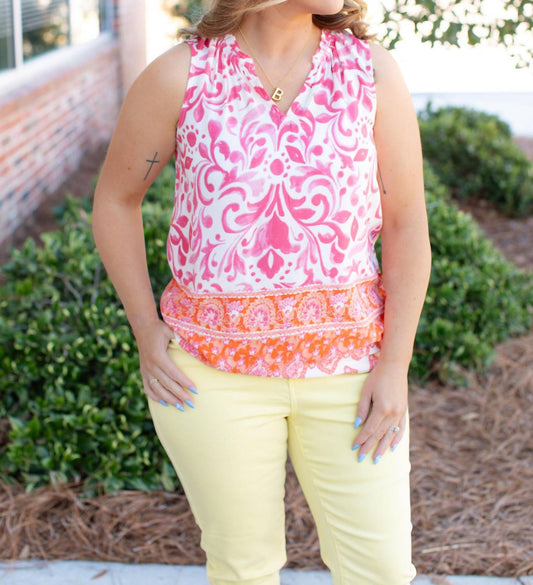 Charlie B - Women's Printed Sleeveless Top