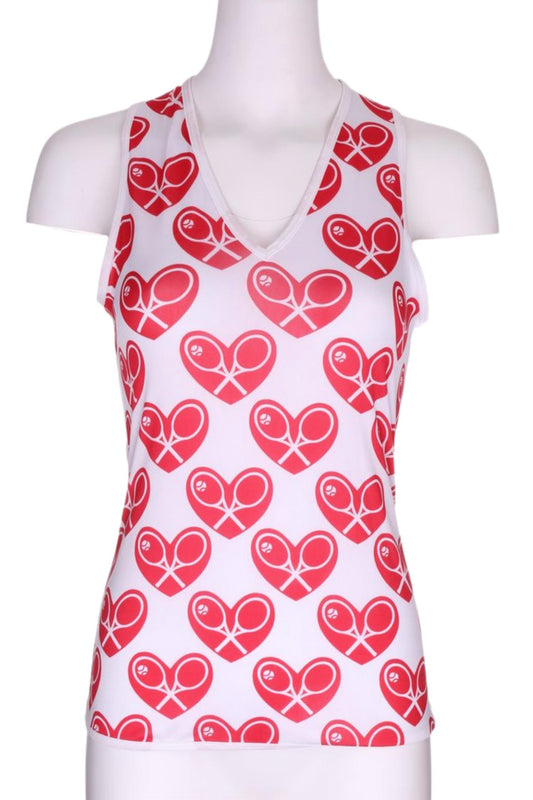 Love Love Tennis - Women's Limited Vee Tank