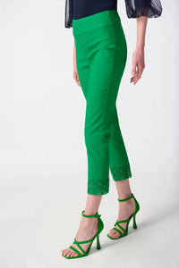 Joseph Ribkoff - SLIM CROPPED LACE TROUSER