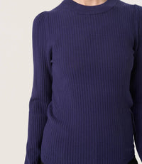 Soaked In Luxury - Spina Slim Fit Crew Neck Pullover Sweater