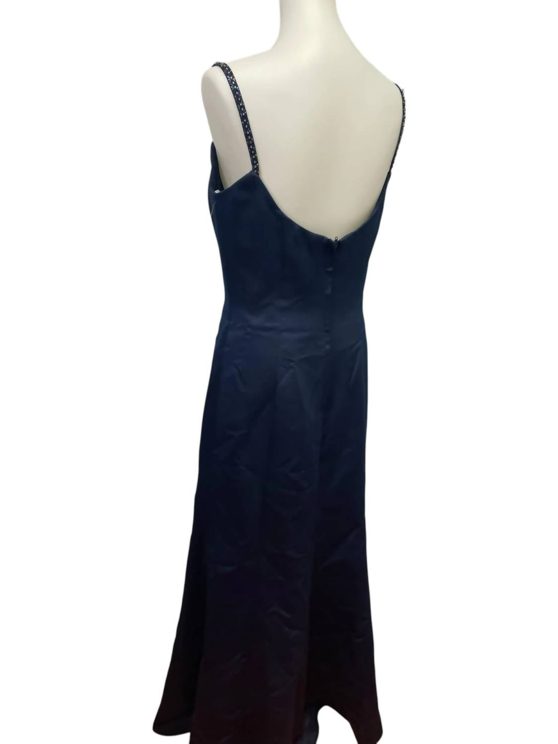 Jordan - Strappy Long Bridesmaids Dress