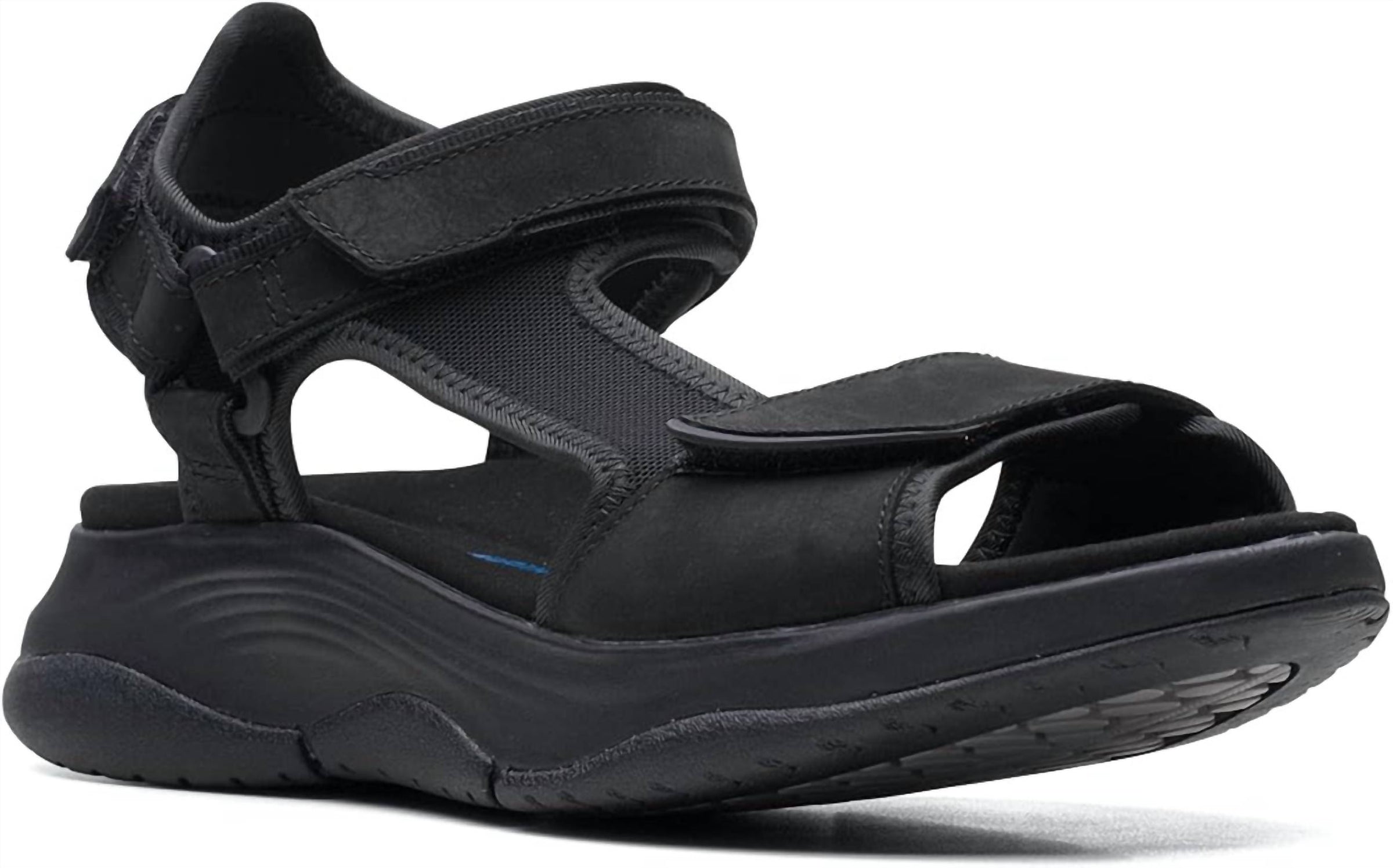 Clarks Women's Wave2.0 Skip Sandal in back - women's sandal - detail view