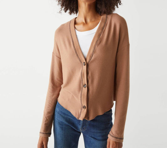 Michael Stars - NOAH RELAXED DEEP V-NECK CARDIGAN