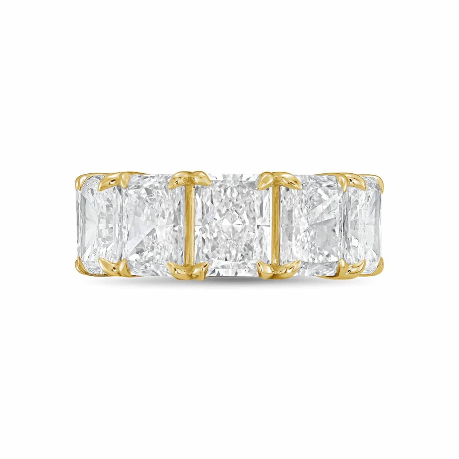 Diana M Jewels - Women's Radiant Lab-grown Diamond Eternity Band (19.00 Ct) - Signature