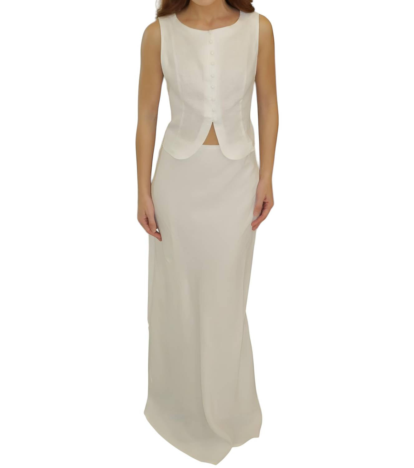 By Together - Bella Linen Maxi Skirt