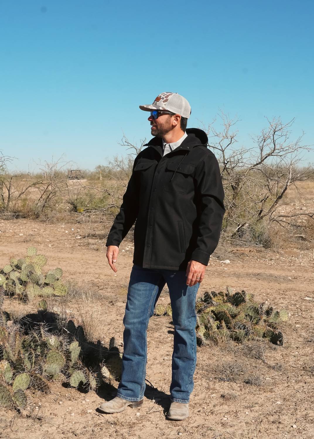 Diamond Apparel - Hooded Shirt Jacket
