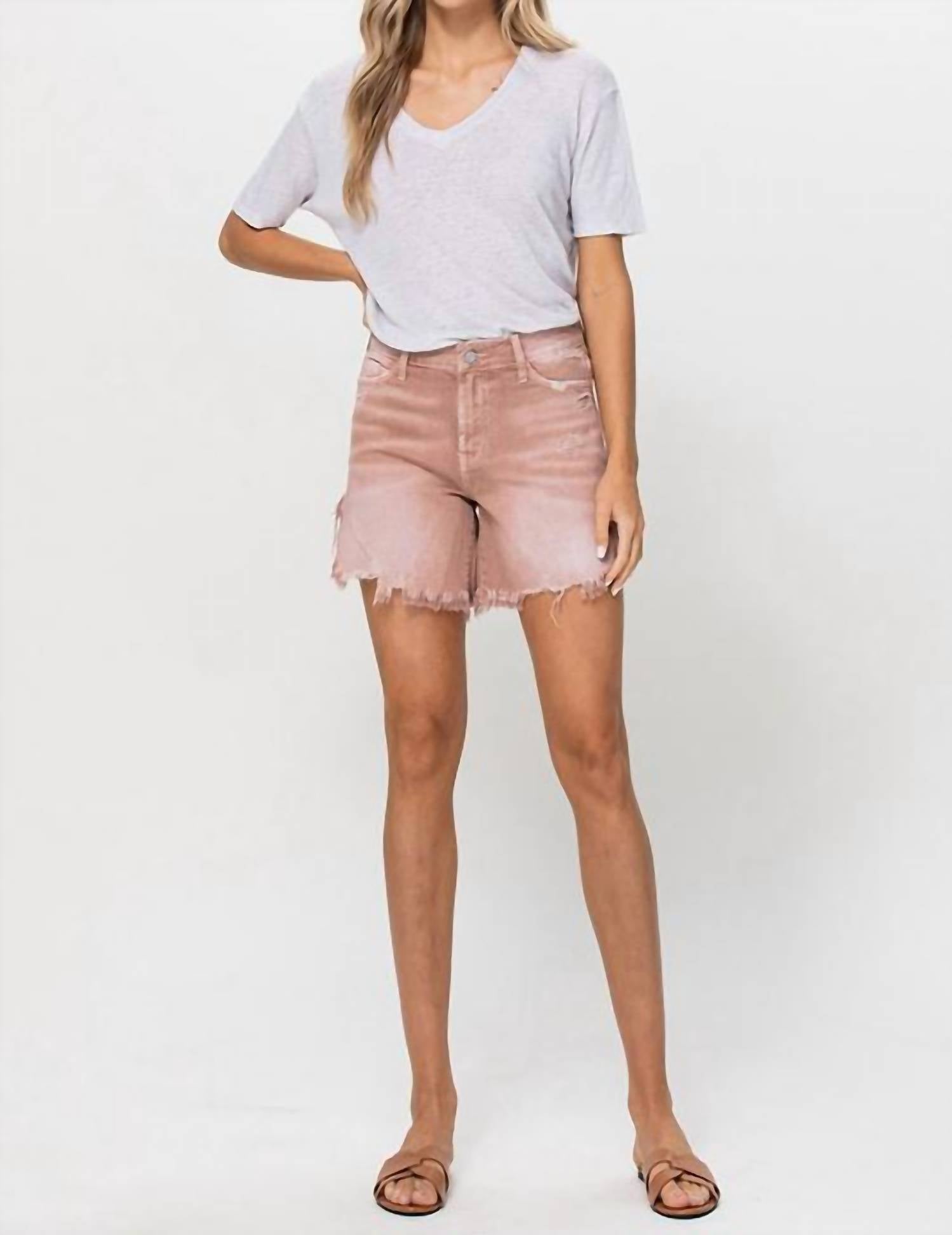 Vervet By Flying Monkey - Checks The Boxes Denim Short