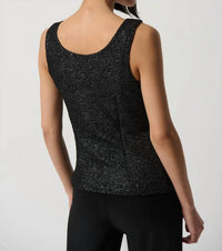 Foiled Textured Knit Two-Piece Top Set