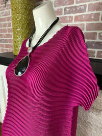 Vanite Couture - Women's Pleated Blouse Dress
