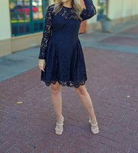 FLYING TOMATO Sally Dress in black - women's dress - alternate view