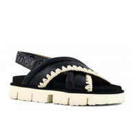 Mou - Women's Bio Criss-cross Leather Sandals