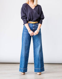 L'Agence - Antonella Crossover Sweater Top
