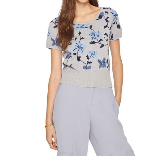 Club Monaco - Floral Jacquard Tee