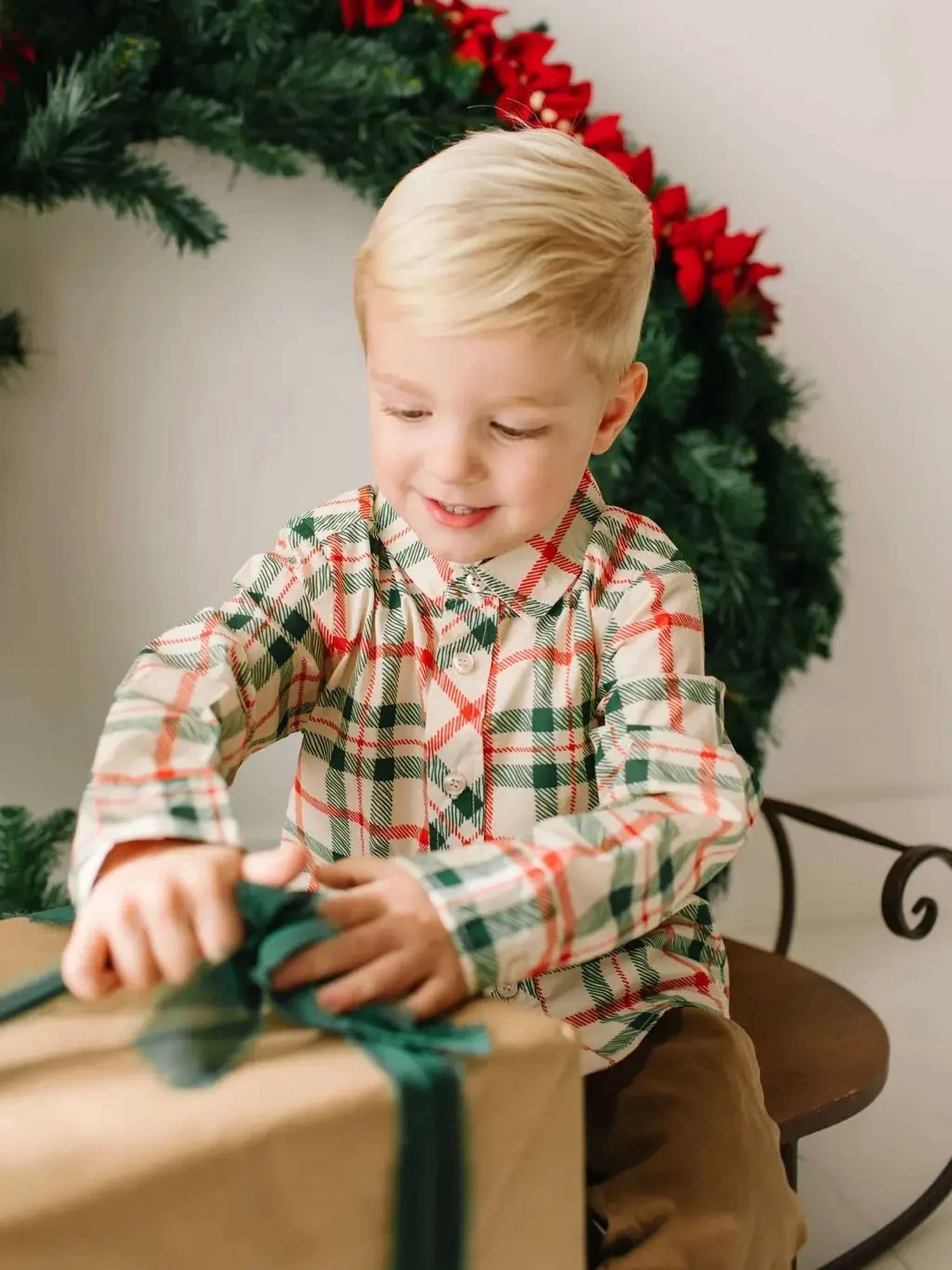 Ollie Jay - Boys' Button Down Shirt