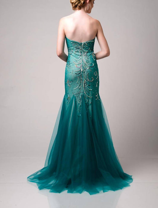 Karishma Creations - Strapless Maxi Mermaid Dress