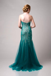 Karishma Creations - Strapless Maxi Mermaid Dress