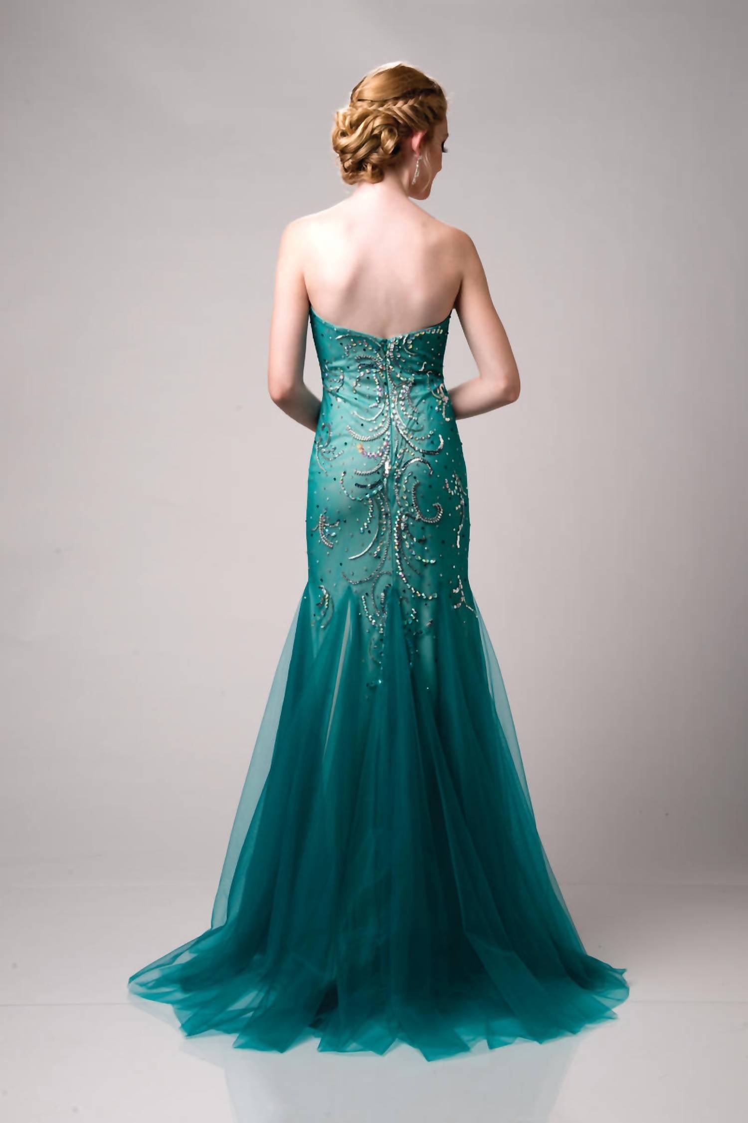 Karishma Creations - Strapless Maxi Mermaid Dress
