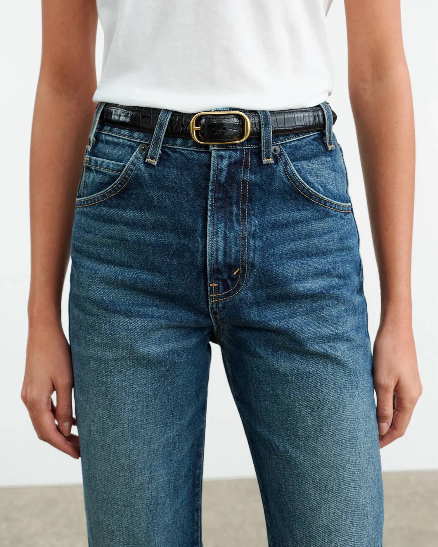Nili Lotan - Joan High-rise Straight Leg Jean