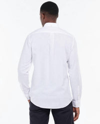 Barbour Nelson Tailored Shirt in white - men's shirt - detail view