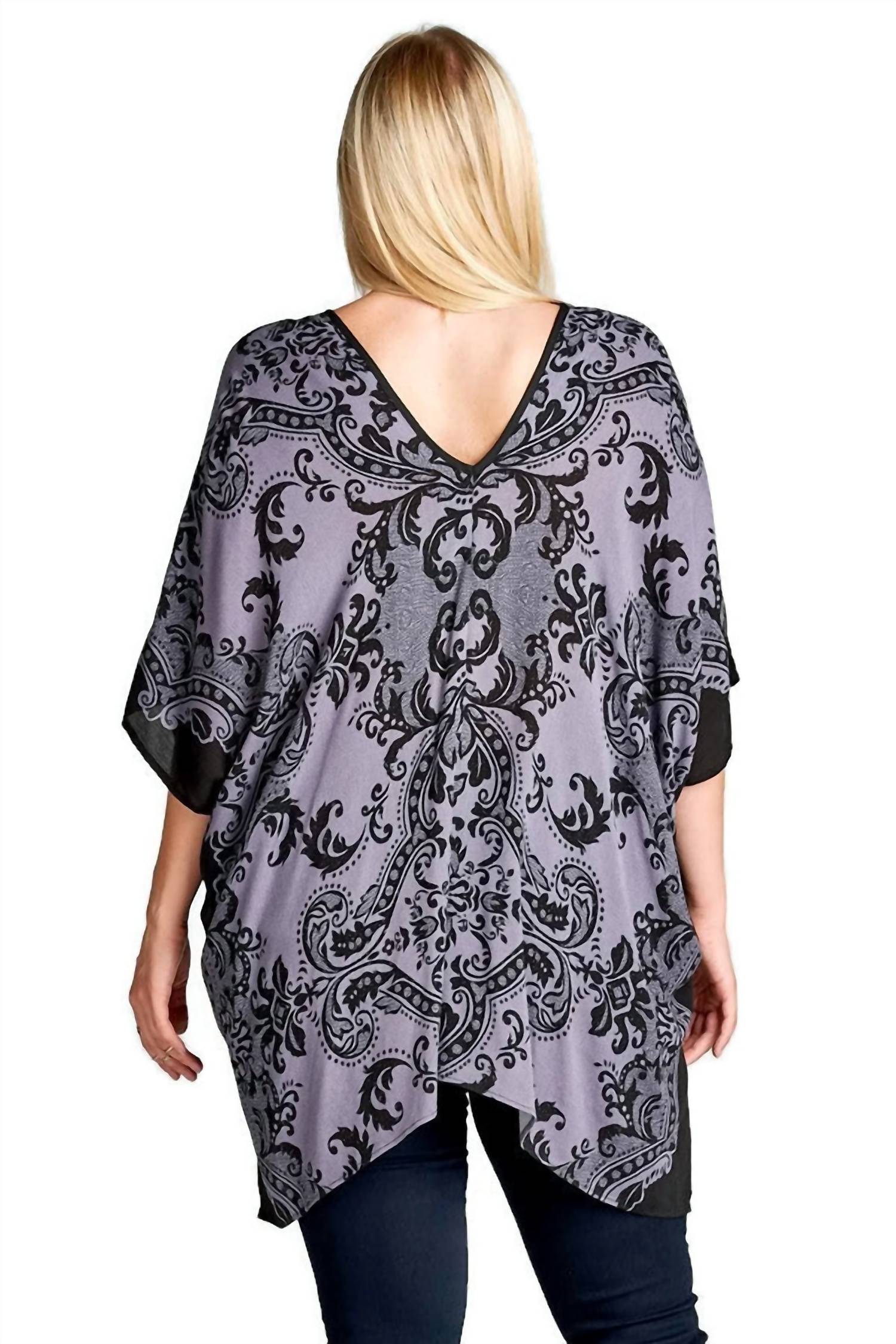 Oddi - Damask Bohemian Tunic Top