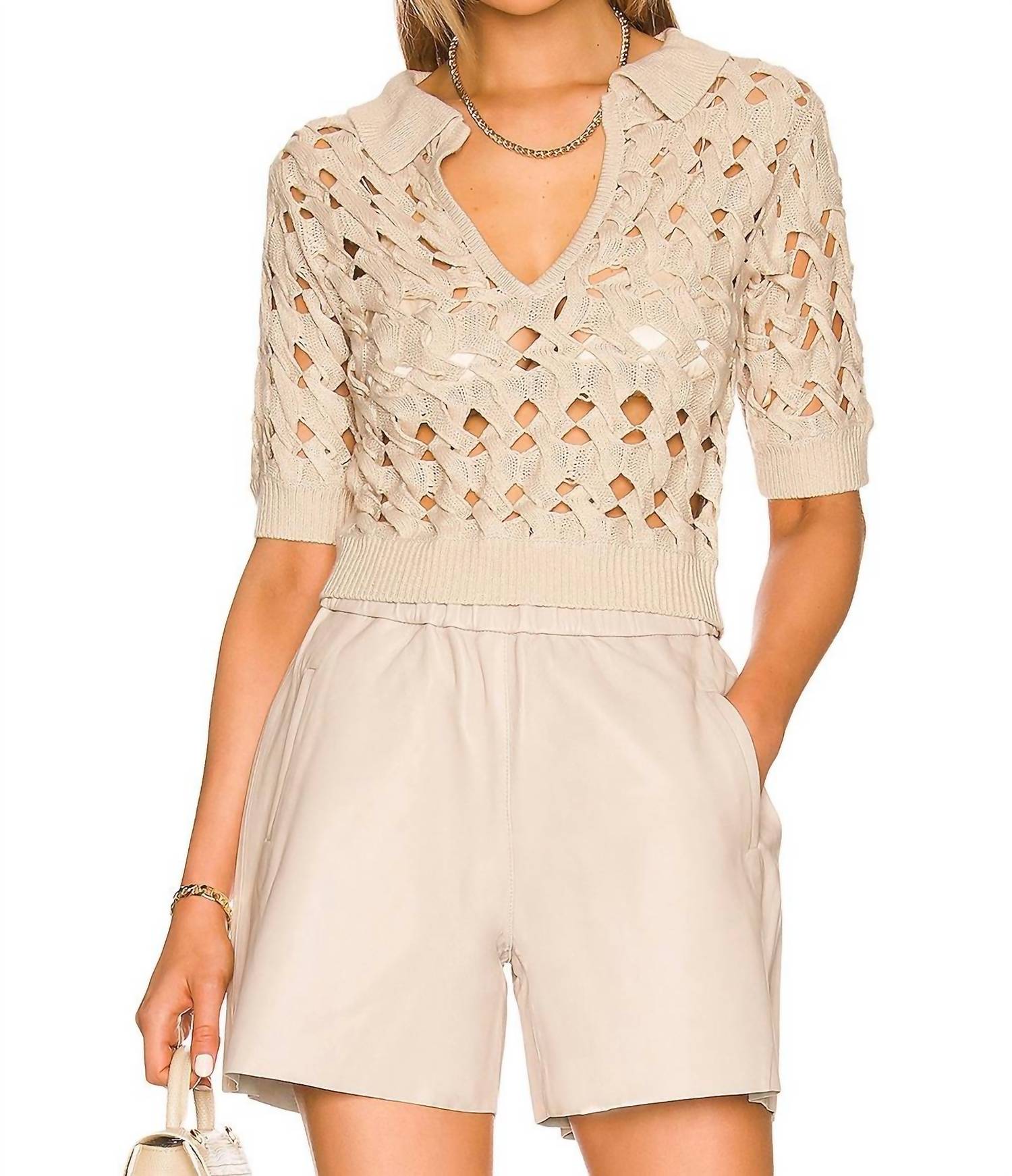 Ronny Kobo - NAVEEN KNIT TOP