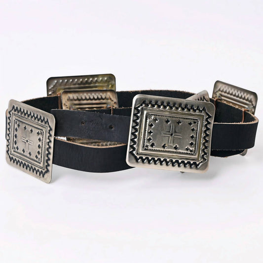 American Darling - Unisex Square Genuine American Leather Belt