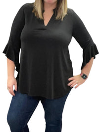 Honeyme - Ruffle Sleeve Gabby Top