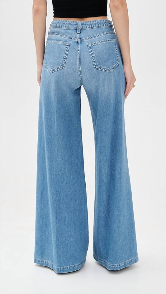 L'Agence - Quincy High Rise Wide Leg Jeans