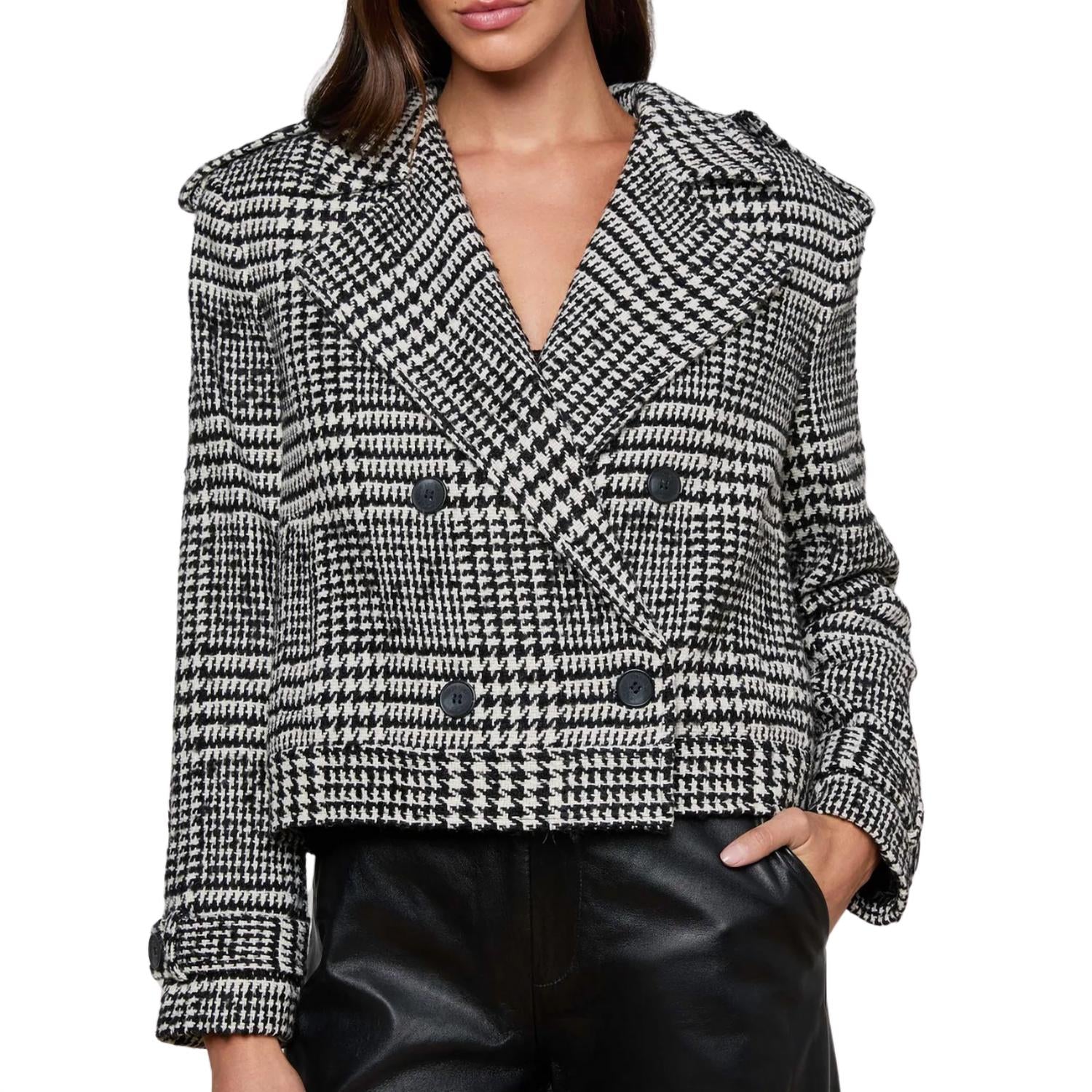 L'Agence - Xoey Cropped Trench Coat