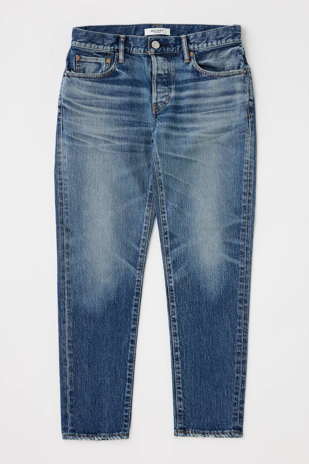 Moussy Sycamore Tapered Jean in blue - women's jeans - view 4
