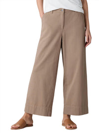 Eileen Fisher - Garment-Dyed Wide-leg Pant