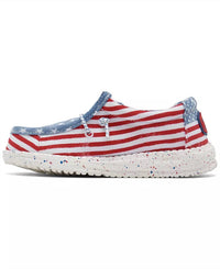 Hey Dude - Kid's Wally Patriotic Casual Moccasin Sneakers