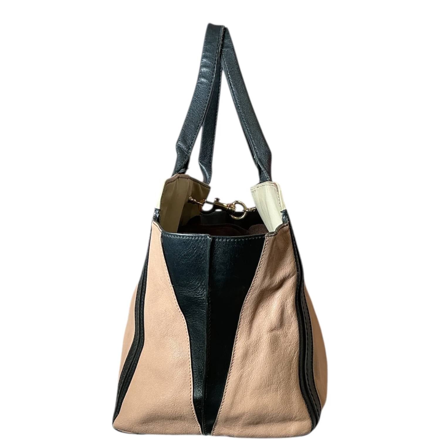 Chloe - Women's Y2k Calf Skin Leather Mini Tote Bag
