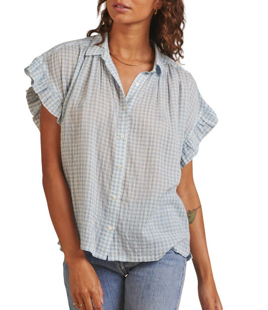 Trovata - MARIANNE B RUFFLE SLEEVE SHIRT