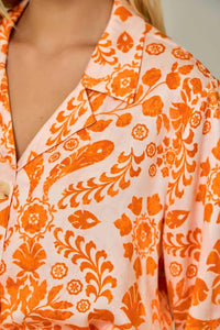 Mystree - Botanical Tribal Print Shirt