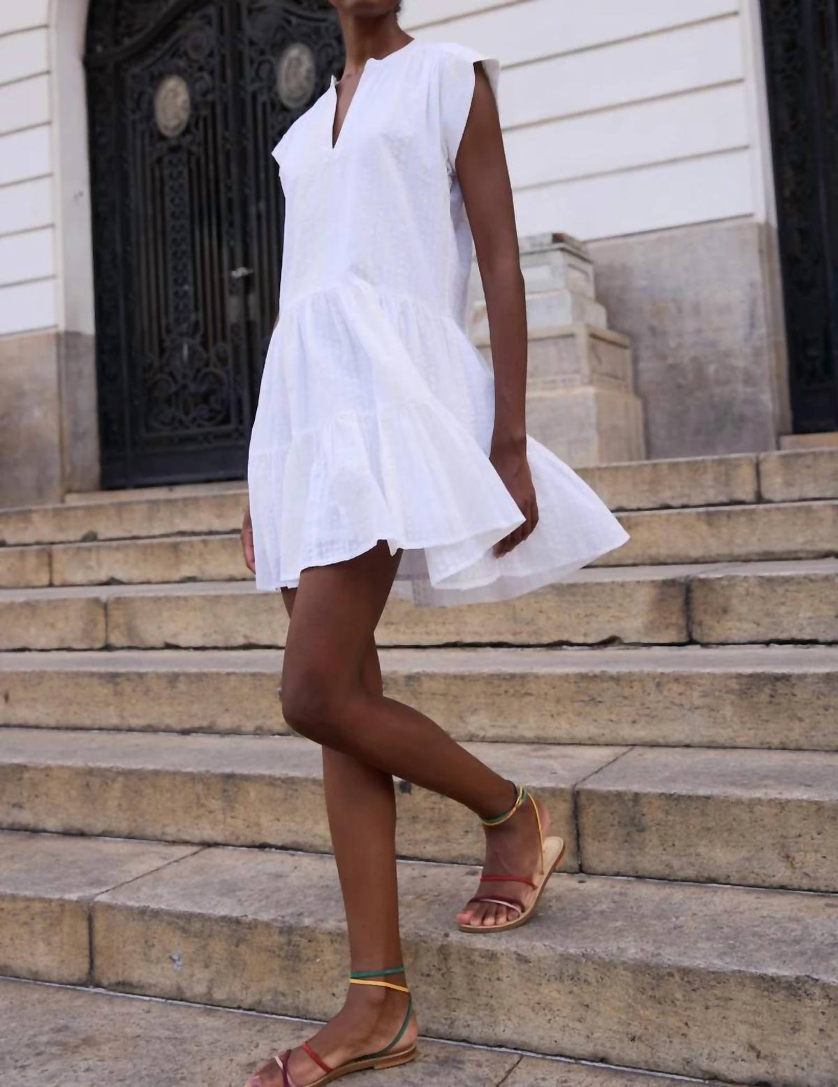 Oliphant - Roll Sleeve Mini Dress