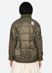 Sea - Eira Quilted Patched Puffer Jacket